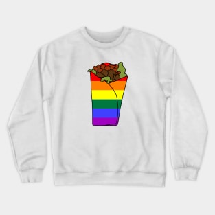 LGBTQ Pride Burrito Crewneck Sweatshirt